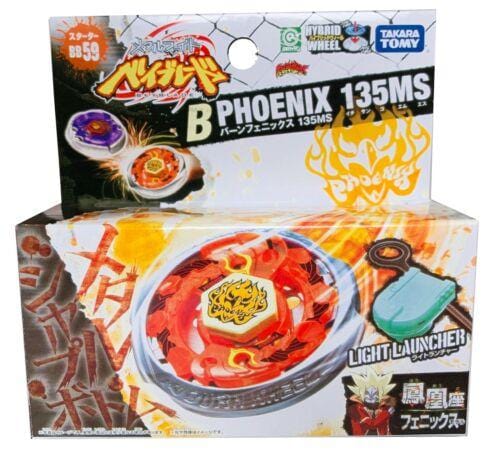 TAKARA TOMY Burn Fireblaze Phoenix 135MS Metal Fusion Beyblade STARTER w/ Launcher BB-59