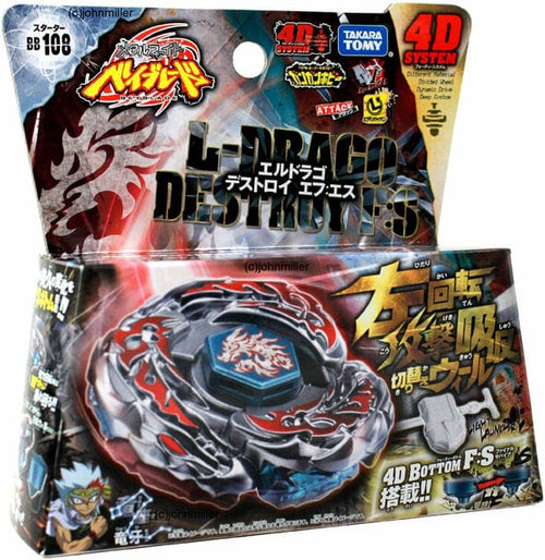 TAKARA TOMY L-Drago Destructor Destroy F:S Metal Fury Beyblade BB-108 - view 1 of 3