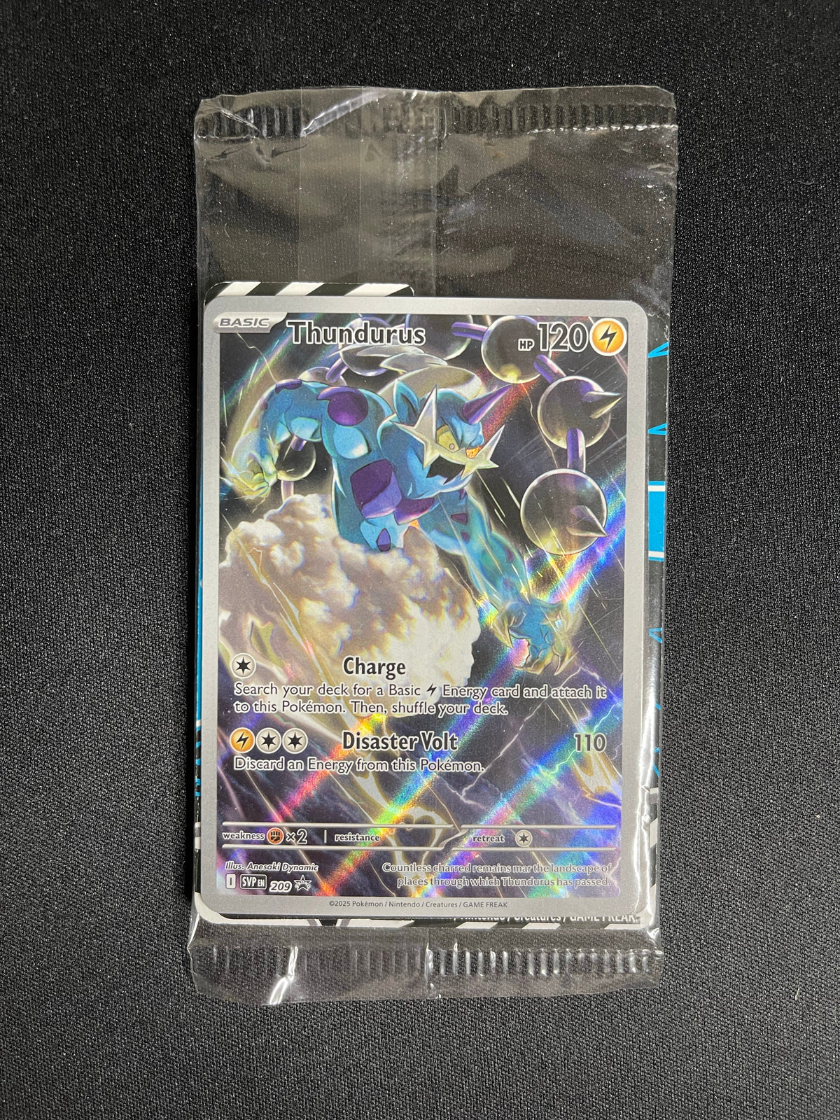 Thundurus 209 Scarlet & Violet Black Star Promo - view 1 of 2