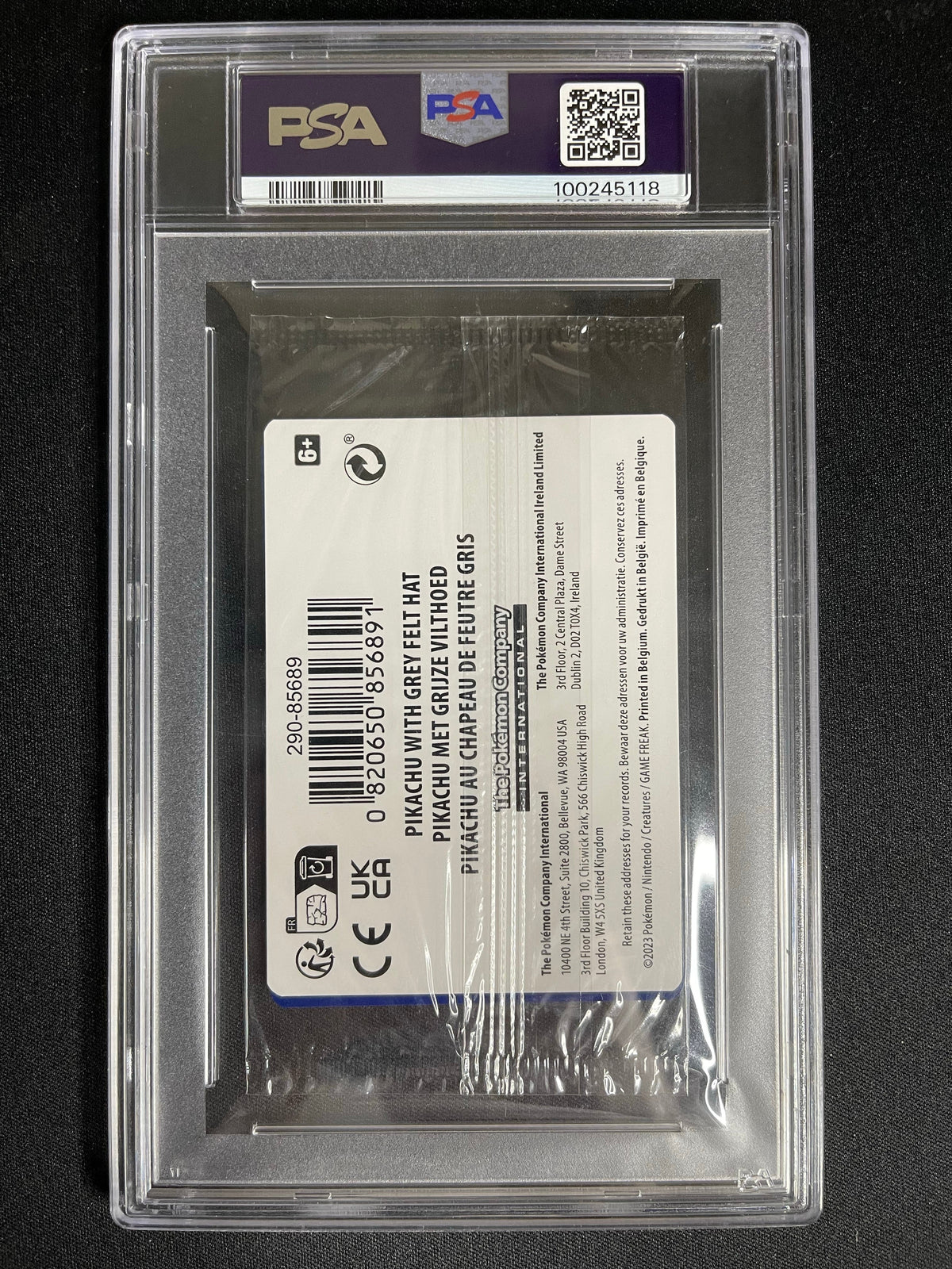 Pikachu with Grey Felt Hat 085/SV-P Pokemon x Van Gogh PSA 10 - view 2 of 2