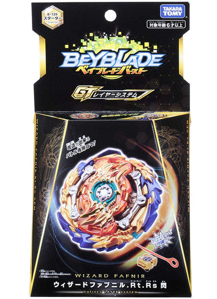 TAKARA TOMY Wizard Fafnir .Rt.Rs Beyblade Burst GT Starter w/ Launcher B-139 - view 1 of 3